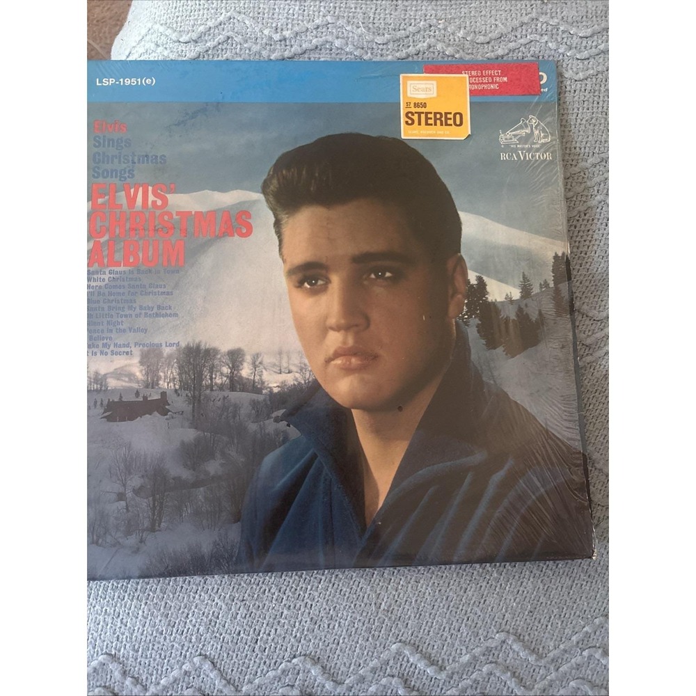 Elvis Presley Christmas Album Vintage LP 1964 In Plastic